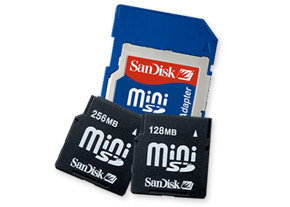 MiniSD Cards