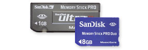 MemoryStick Pro / Pro Duo Cards